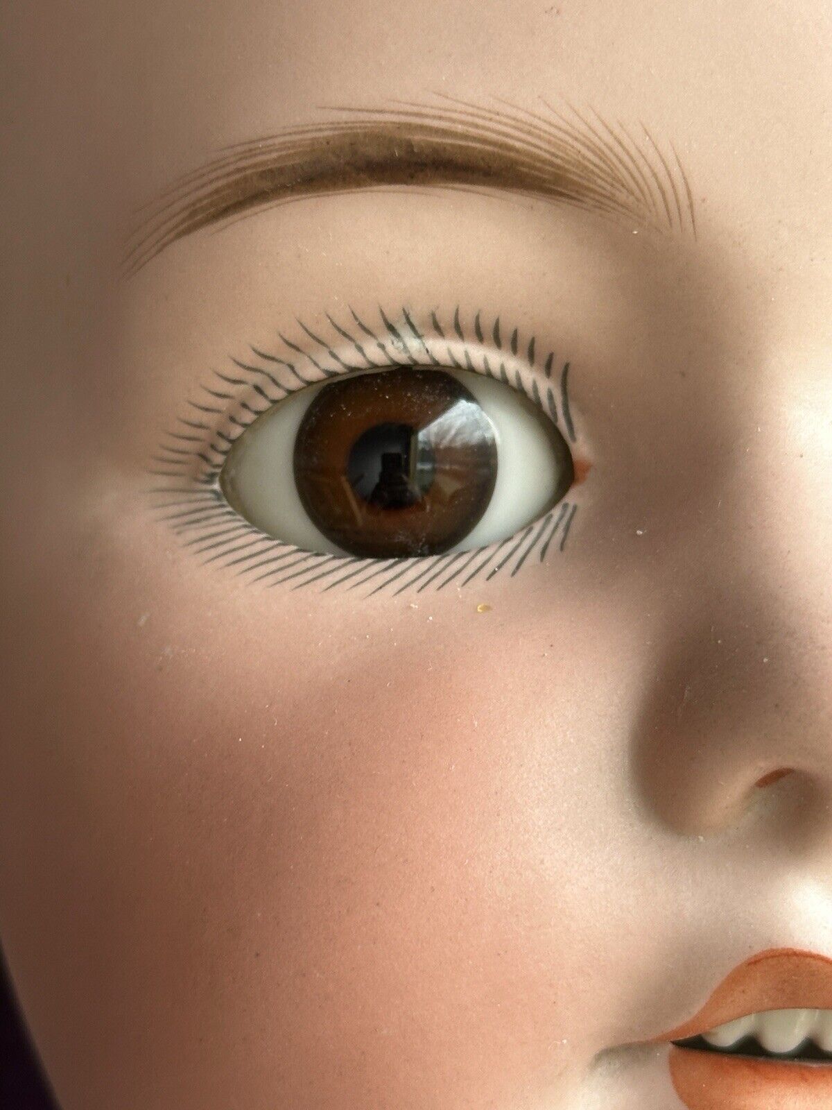 Grand Size Antique German 34” Simon Halbig 1079 Bisque Head Doll