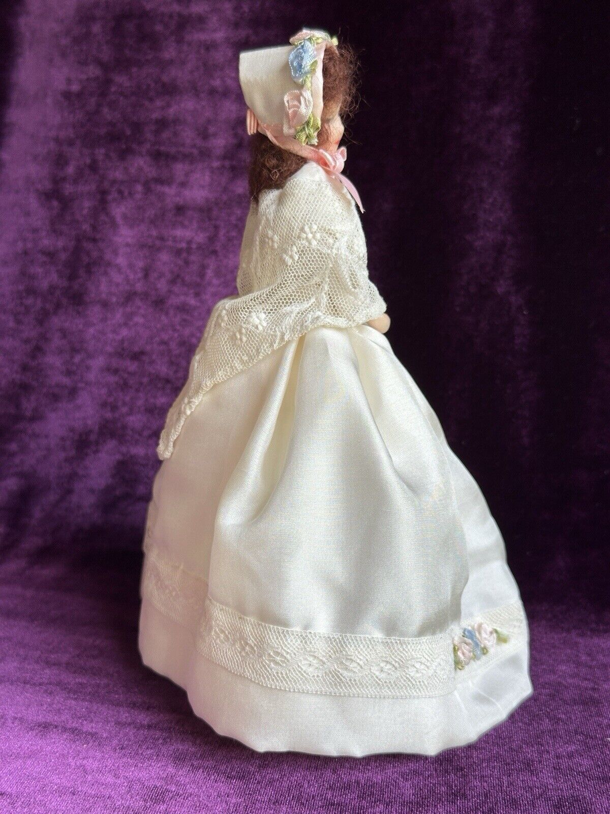 Vintage German 8” Marguerite Uebel German Wax Cloth Doll