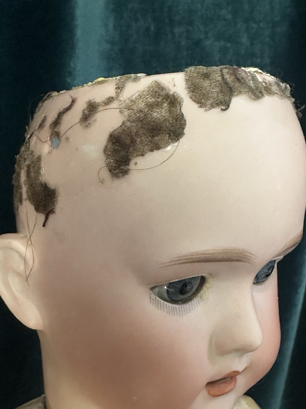 Antique German C.M. Bergmann Bisque Head 22” Doll