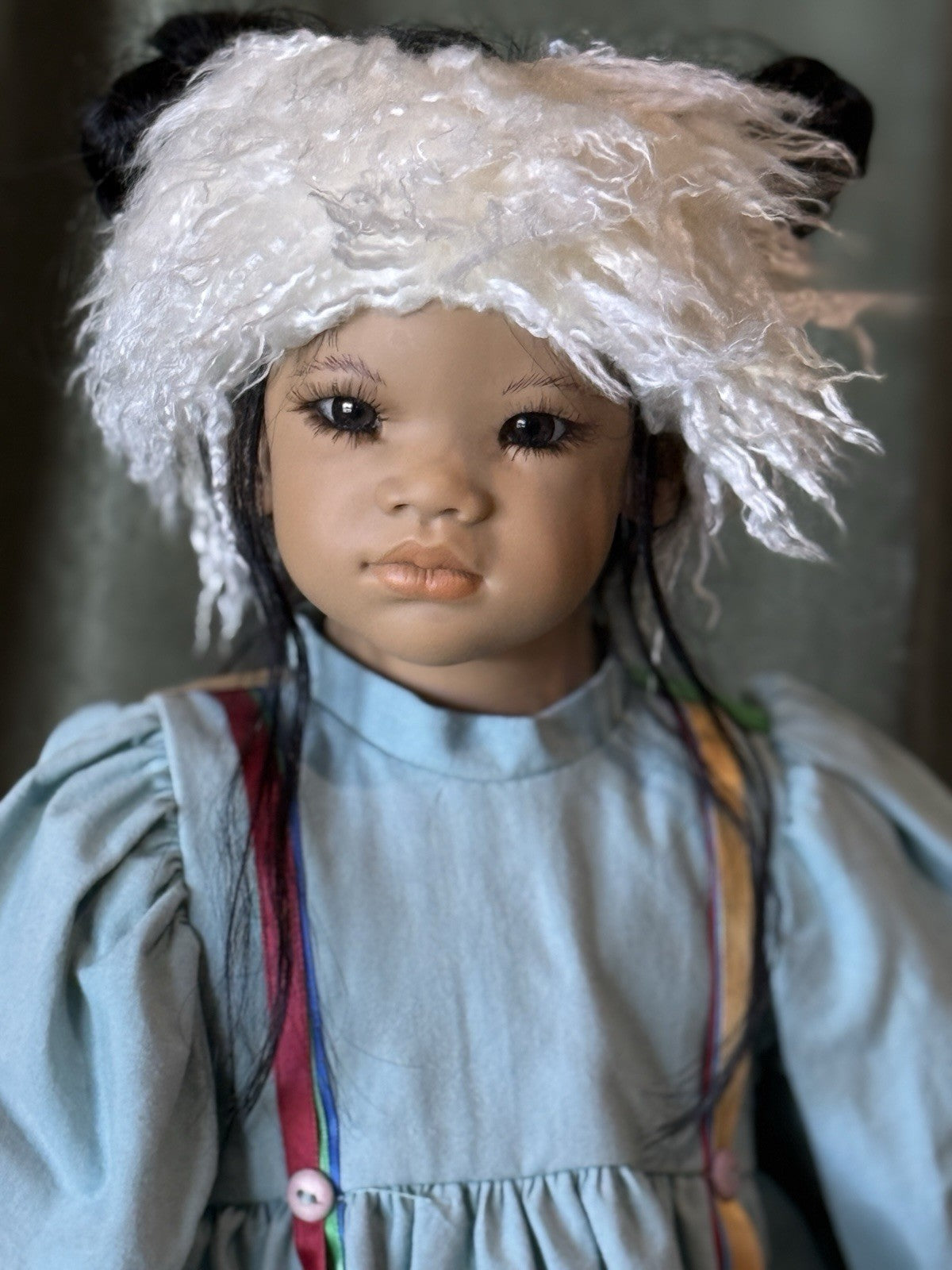 Vinyl Annette Himstedt 25” Doll “Kima” 1994 Box/COA