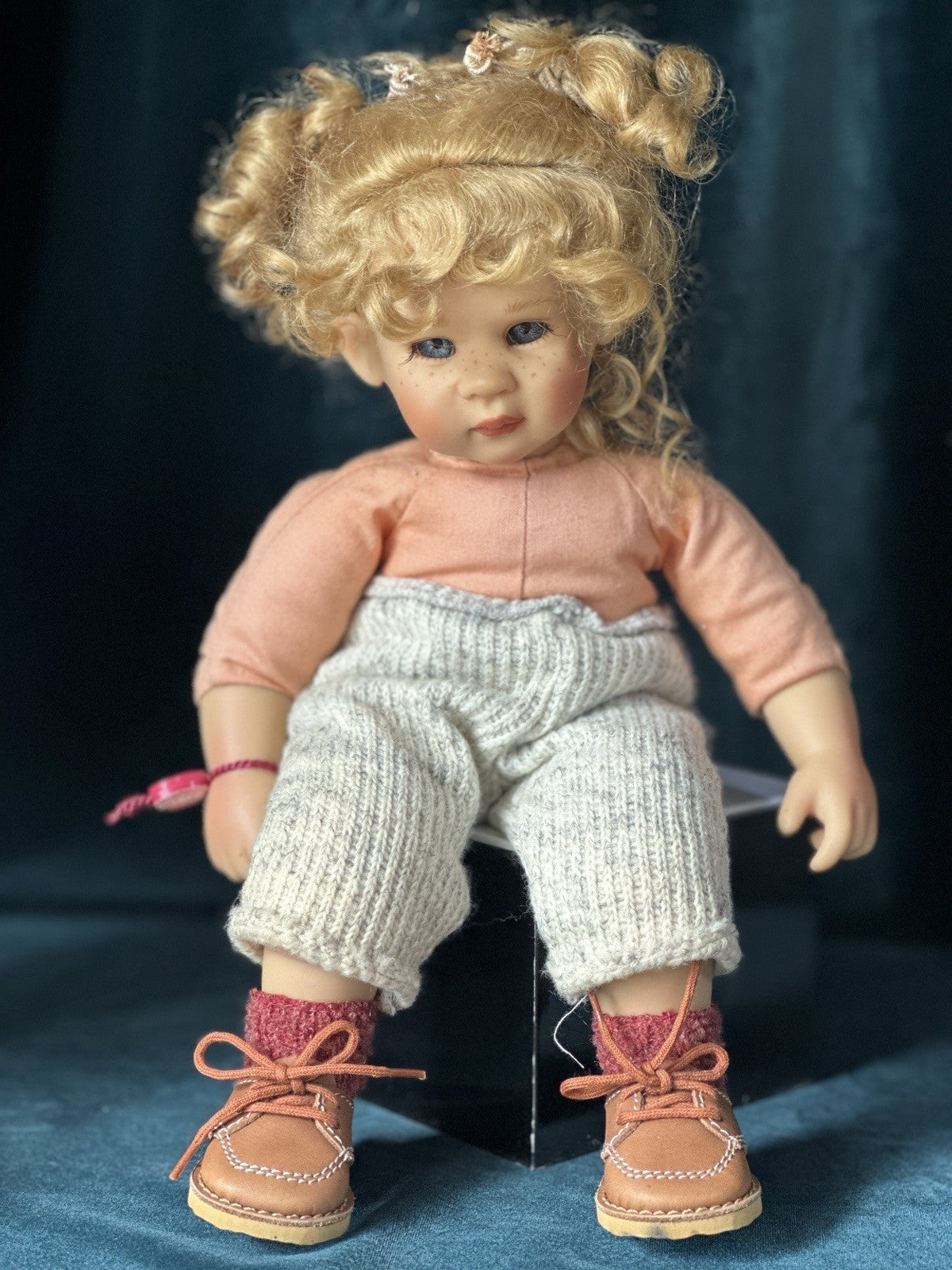 Collectible Artist Vinyl 14” Doll By Susi Eimer For Gotz Company
