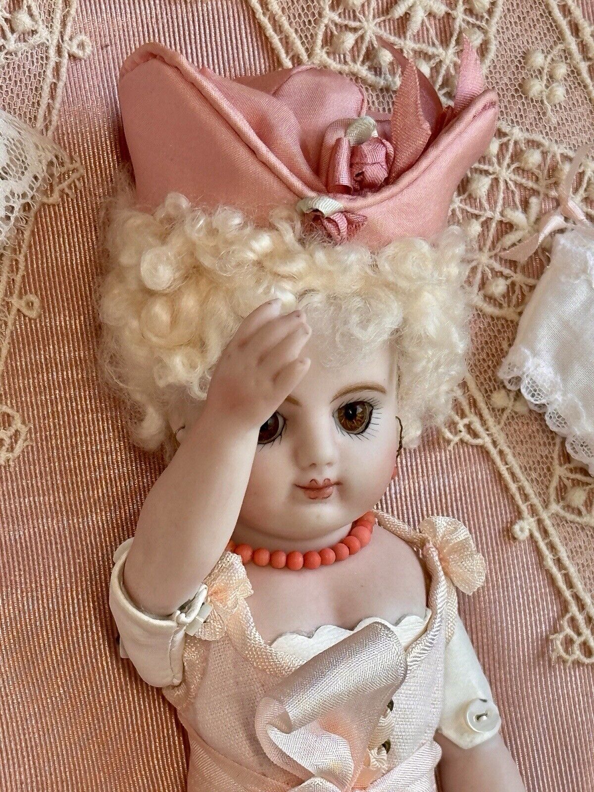 Artist Porcelain Reproduction of French François Gaultier Doll Presentation Box