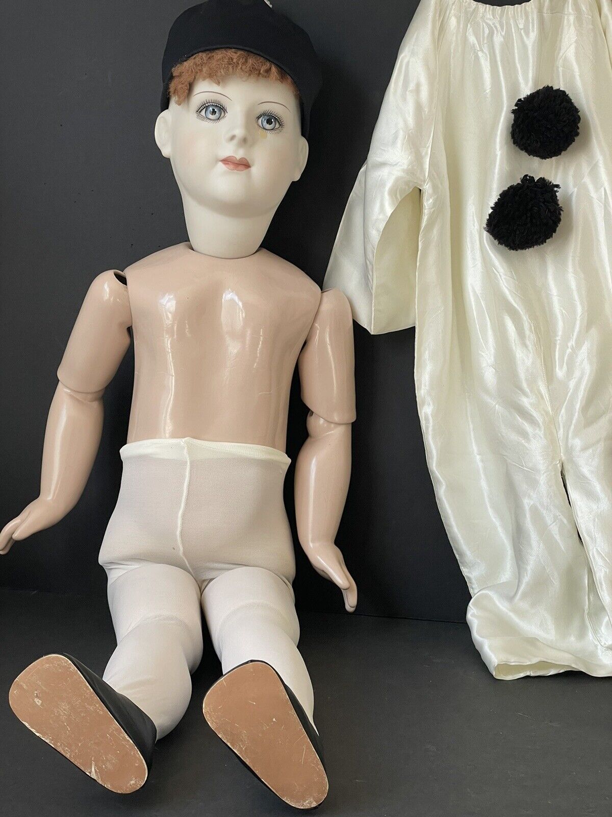 Vintage Reproduction Antique of French Francois Gauthier 32” Character Doll