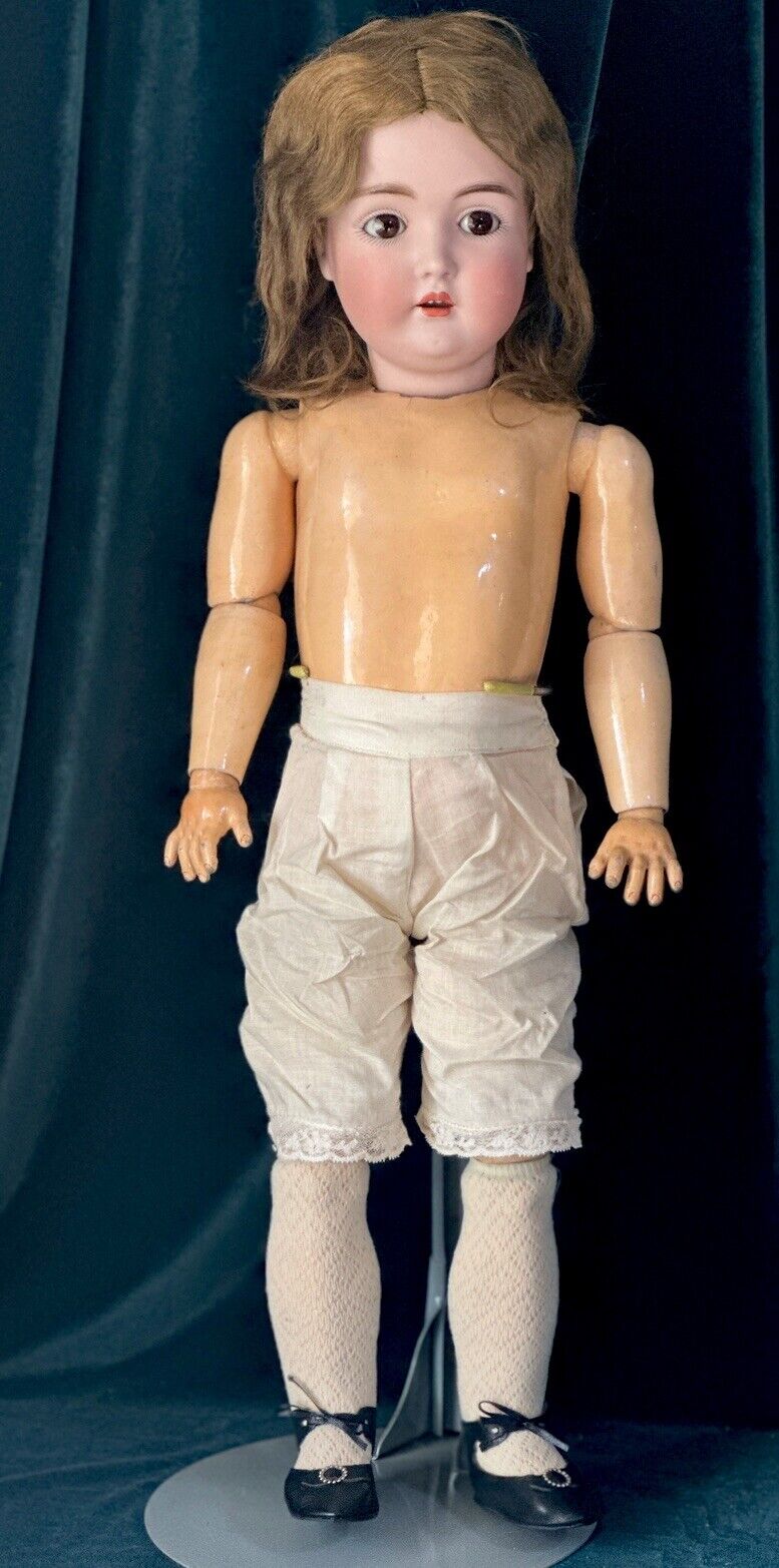 Antique German Kestner Mold 171 24” Doll Bisque Head Composition Body