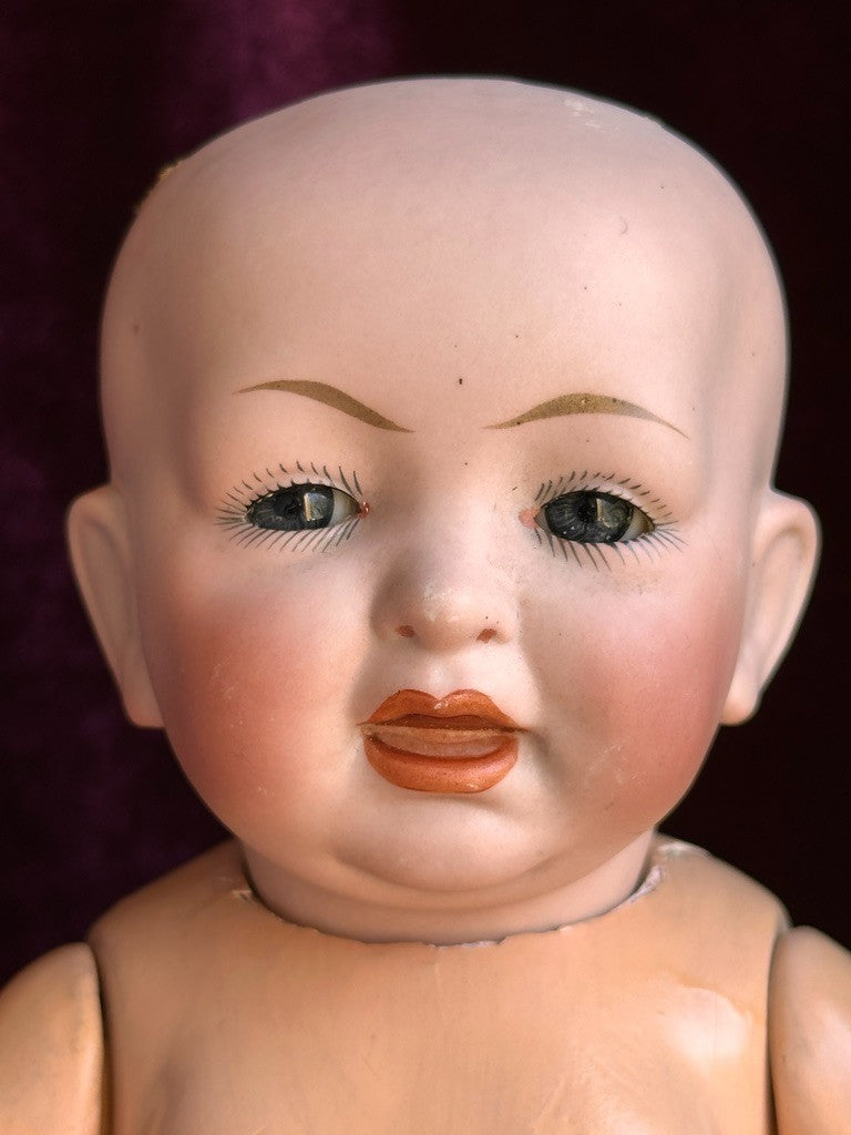 Antique German 12” JDK Kestner 211 Bisque Head Baby Doll Composition Body