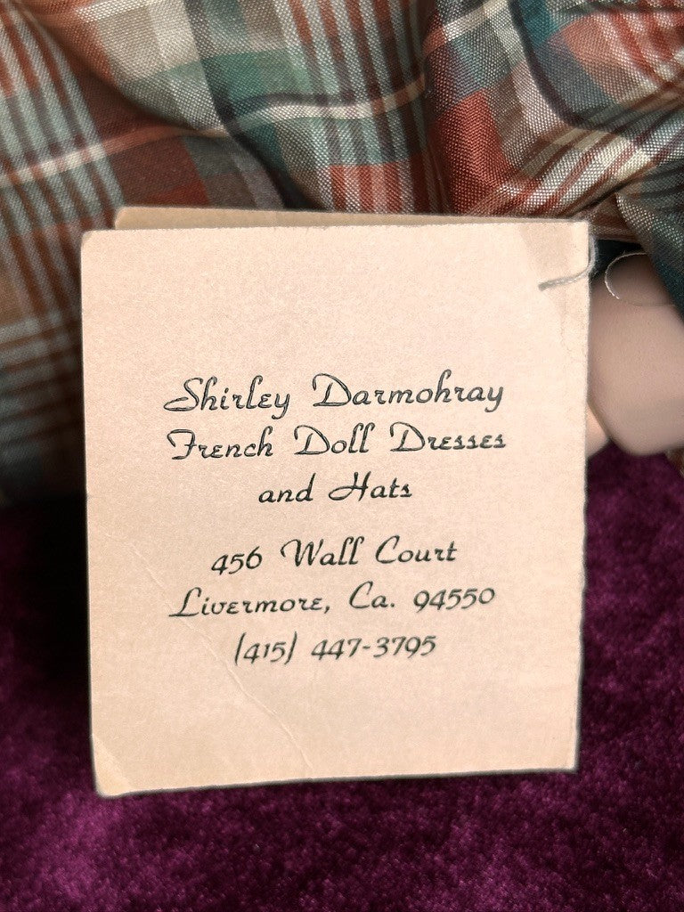Vintage Reproduction of French Jumeau 18” Doll Porcelain Head by Calli Lou
