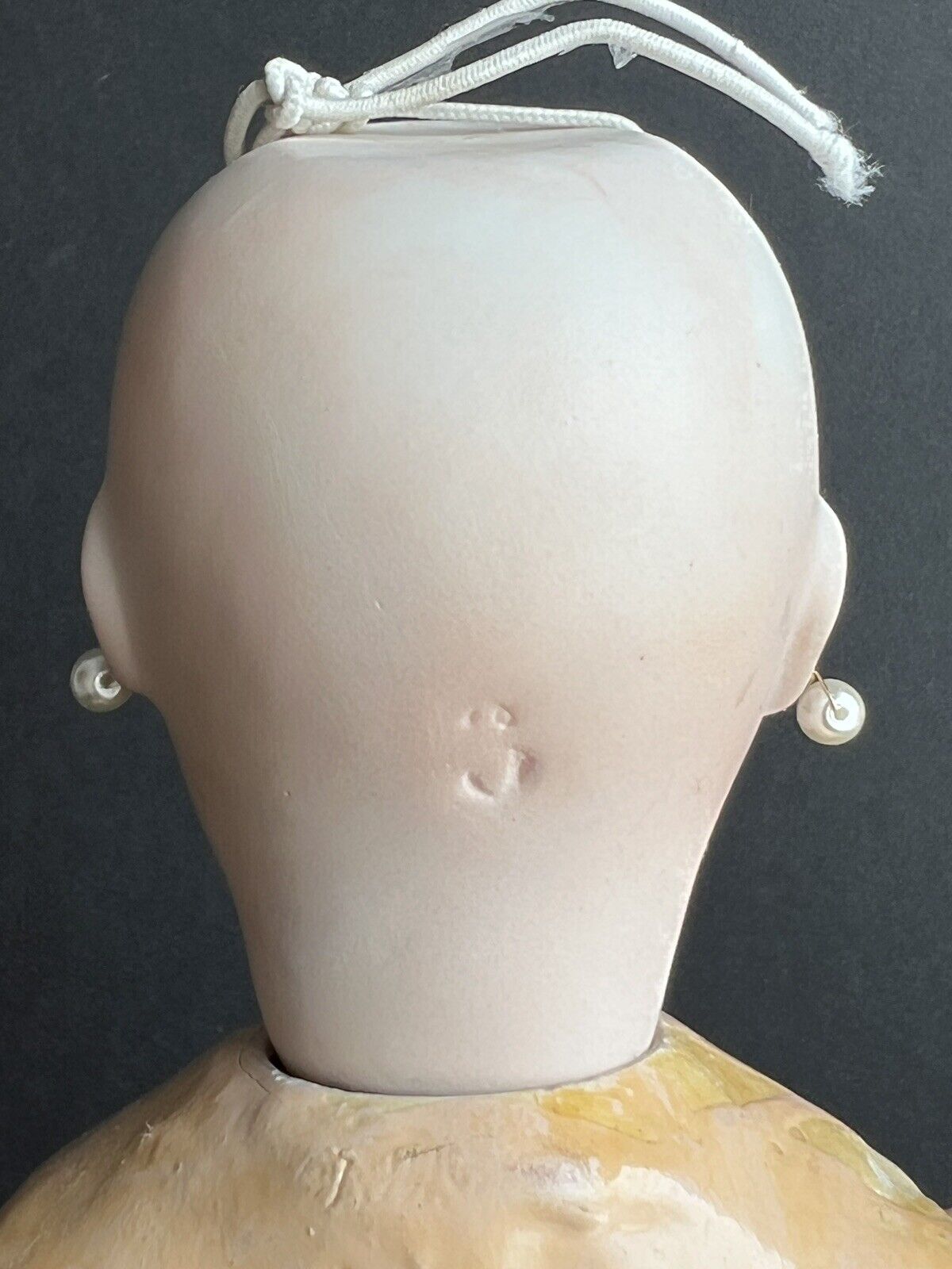 Antique Belton Type Sonnenberg Bru-Like Closed Mouth Bisque Head Doll