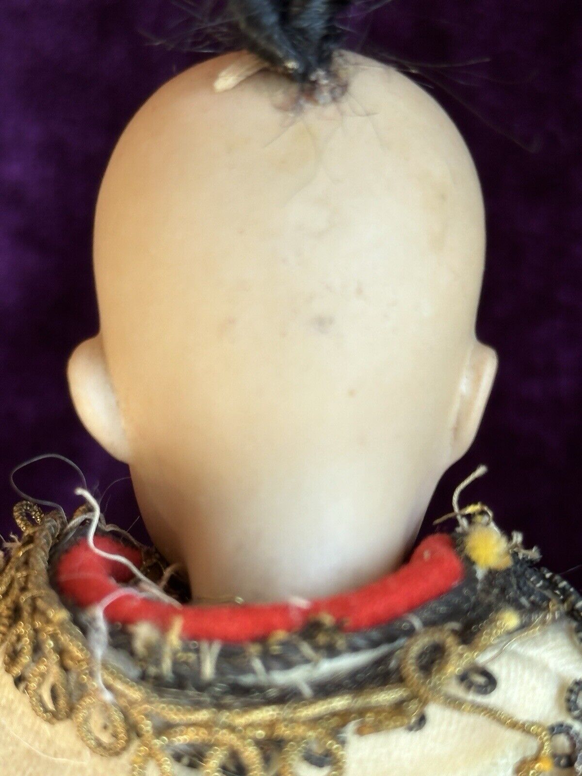 Antique German 6.75” Simon Halbig Asian All Bisque Oriental Boy Doll