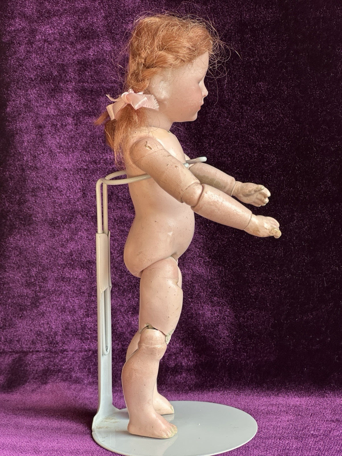 Antique German 7” Kammer Reinhardt 101 Marie Bisque Head Doll
