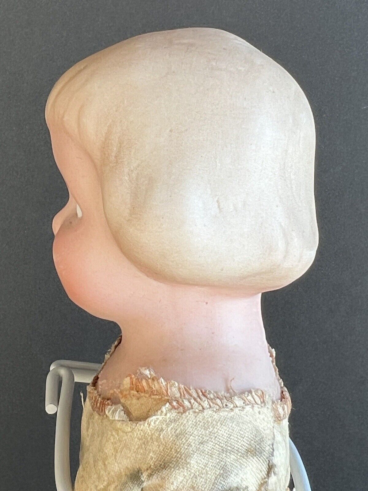 Antique German 13” Gebruder Heubach Googly Girl Bisque Head Doll