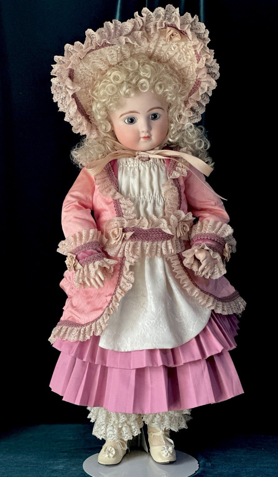 Vintage Artist Reproduction of Antique French Steiner C. 26” Doll Porcelain Head