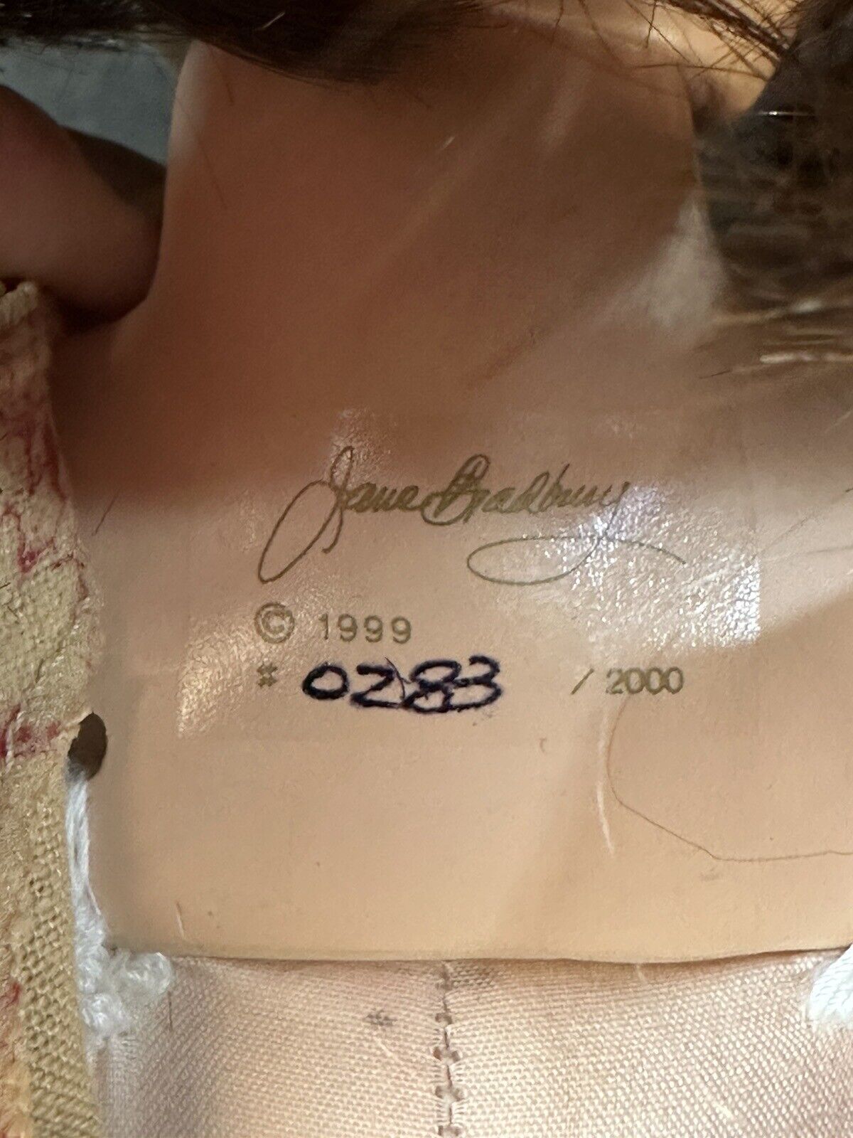 Collectible Porcelain Doll “Beth" By Jane Bradbury