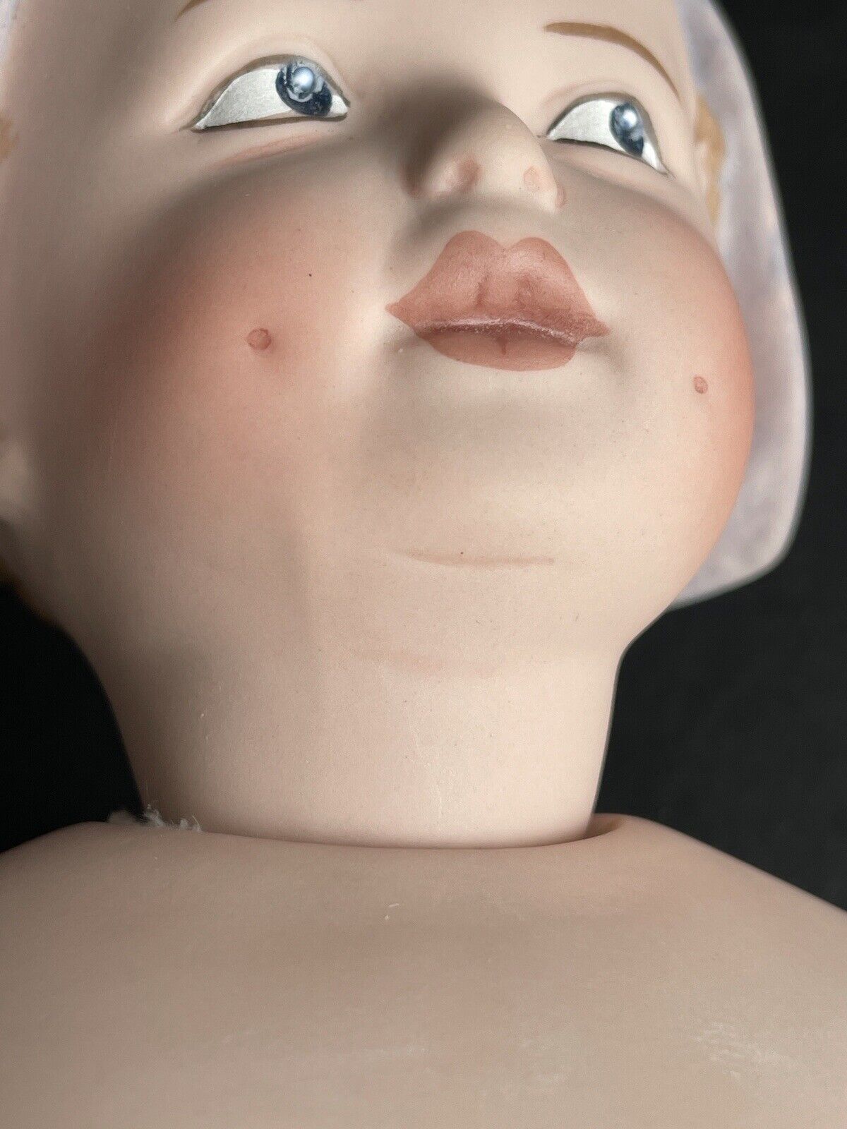 14” Reproduction of Antique German Gebruder Heubach Bonnet Doll