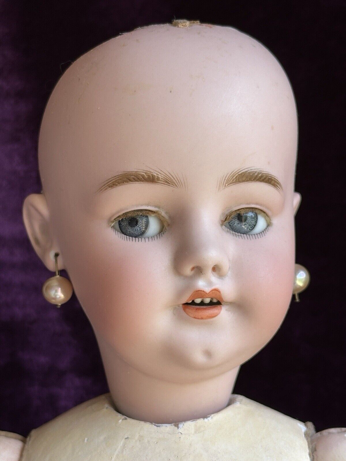 Antique German 22” Simon Halbig 1039 Mechanical Flirty Eyes Walker Doll