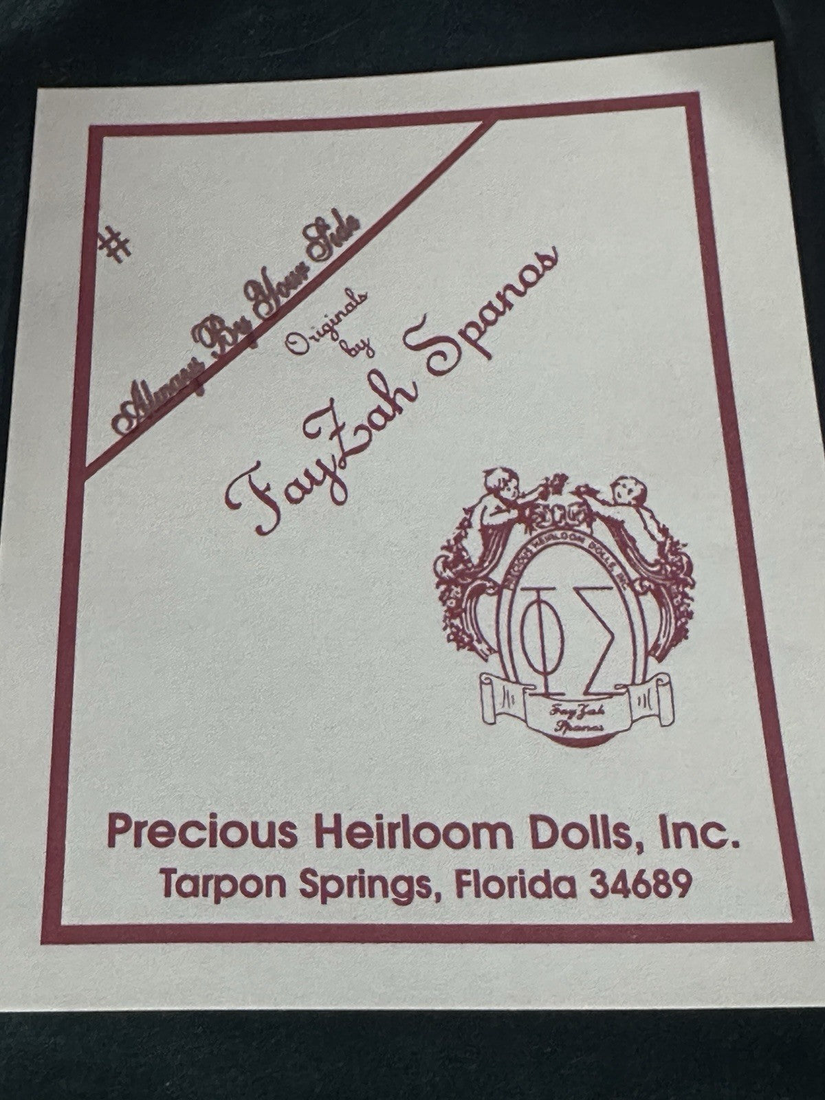 Vinyl Doll “Always By Your Side” by Fayzah Spanos 22” LE 900