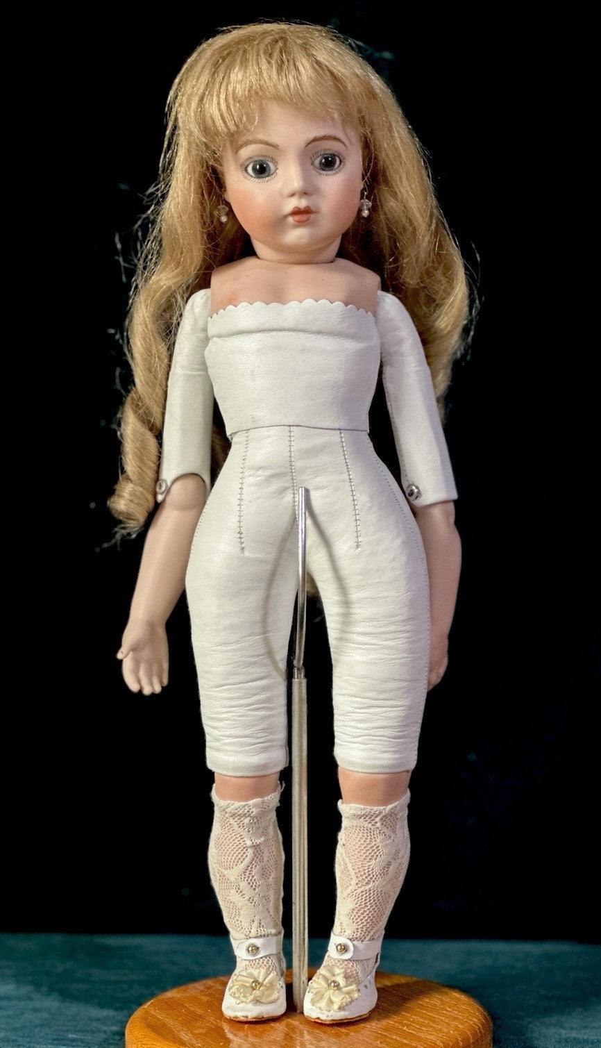 Vintage Reproduction of Antique French Bru Jne 15” Doll Porcelain Head