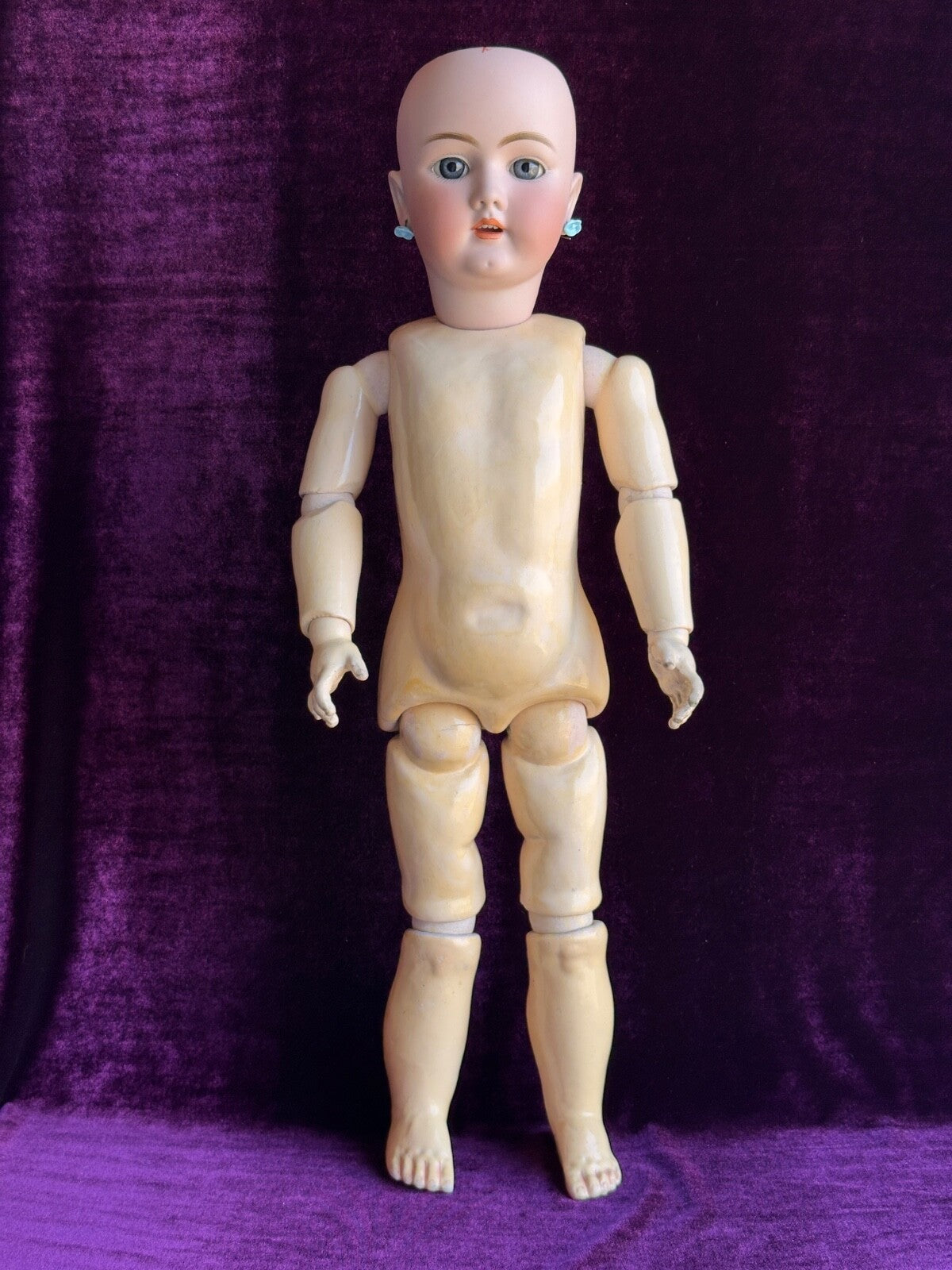 Antique German 23” Heinrich Handwerck 69 Bisque Head Doll