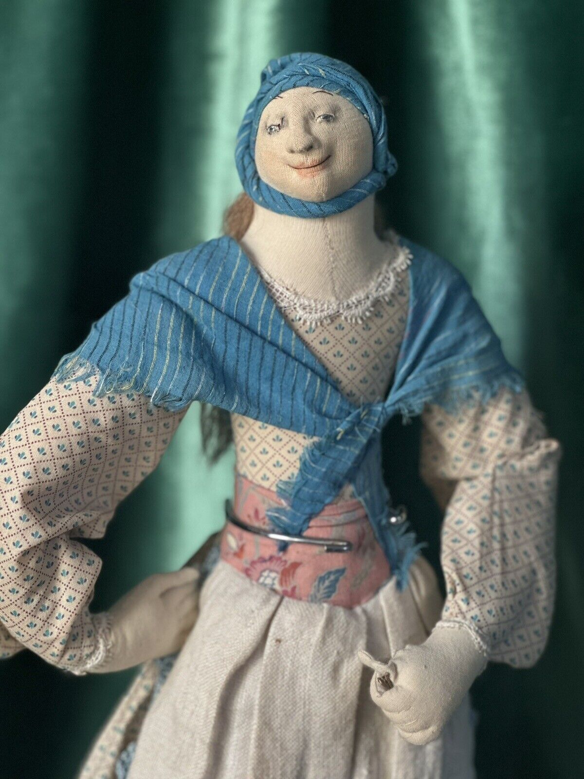 OOAK Artist Akira Blount Vintage Handmade 19” Doll