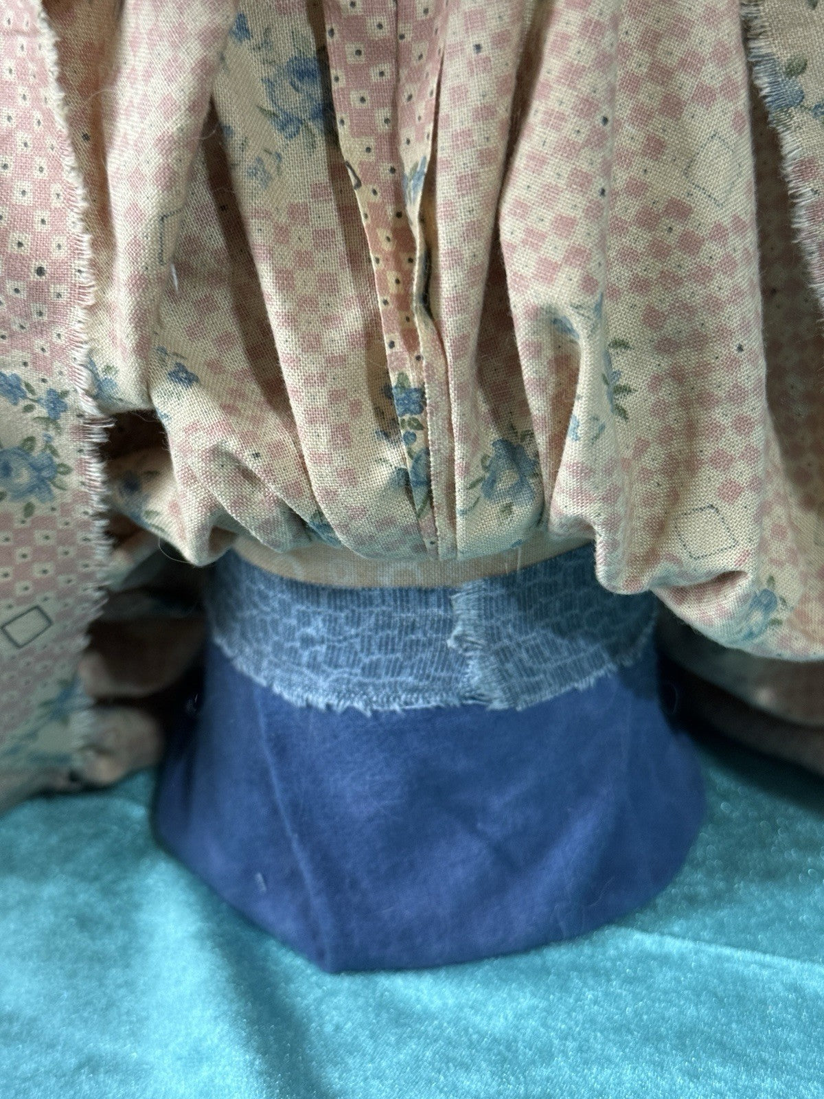 OOAK Artist Handmade Cloth Poseable 24” Doll “Charlotte” by Dianne Adam