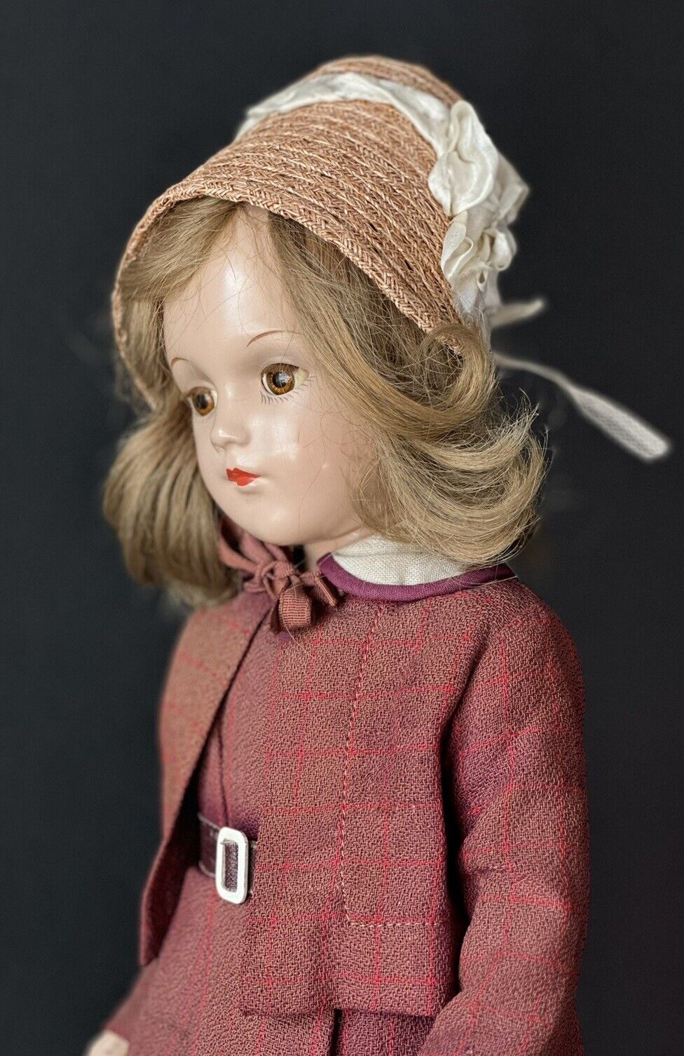 All Original Vintage 1950’s Arranbee R&B Hard Plastic 17” Doll “Debuteen”