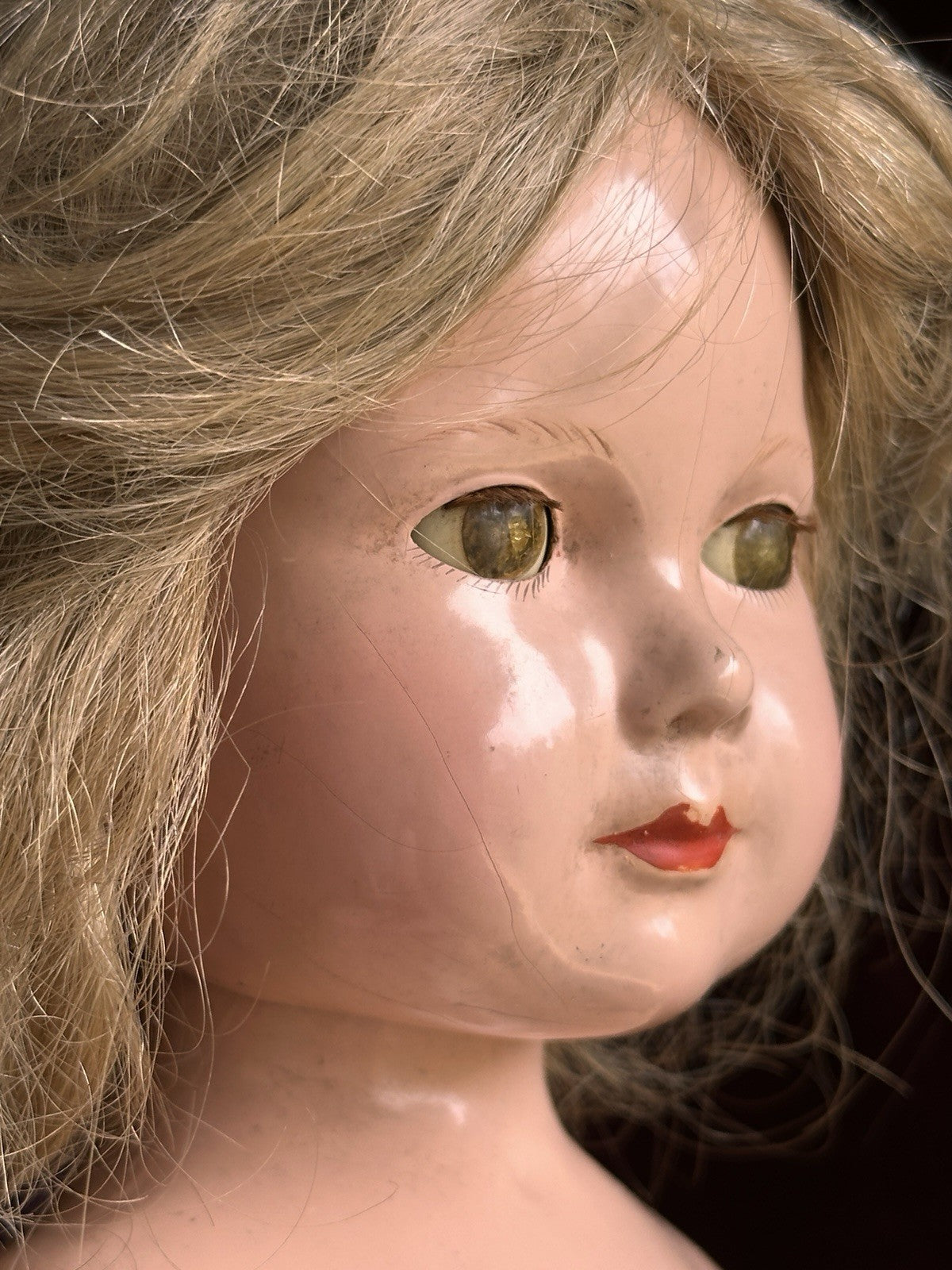 Vintage Original Dewees Cochran 17” Effanbee American Children Composition Doll