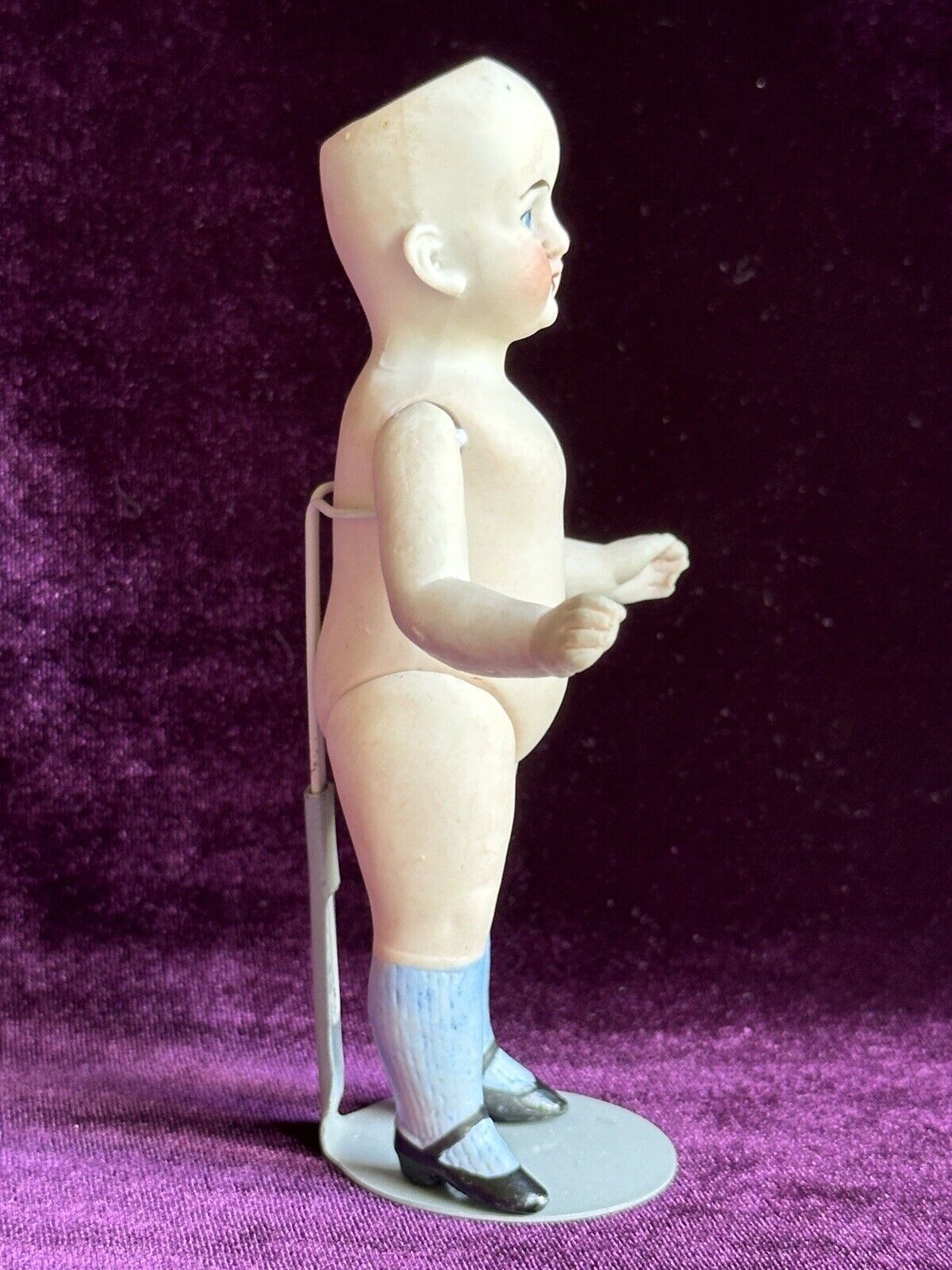 Antique German 5.25” All Bisque 8500 Miniature Dollhouse Mignonette Doll