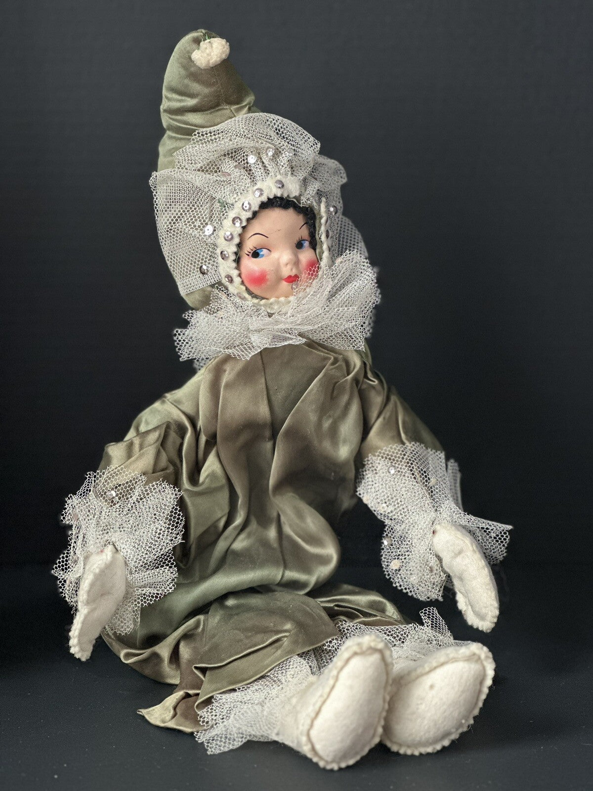 Lot Of 3 Vintage Clowns Dolls/Toys