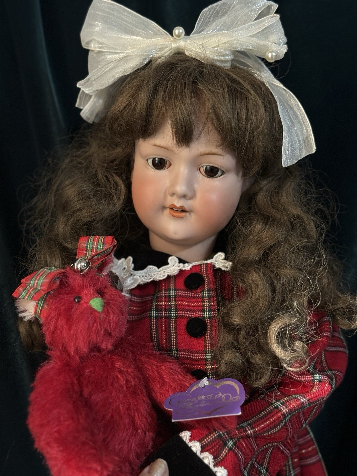 Antique German Armand Marseille 390 DRGM 28” Doll Bisque Head Composition Body