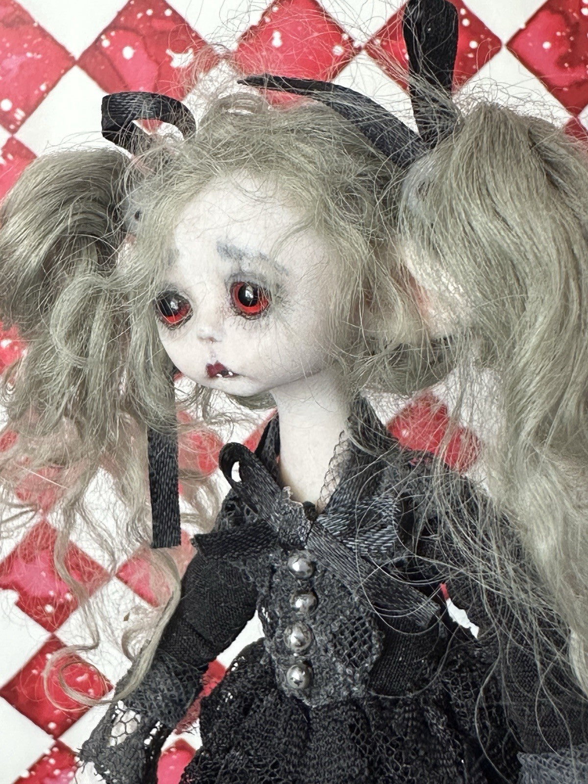 OOAK Artist Vampire Fantasy Character Dolls By A. Gibbons Lil Poe Collection