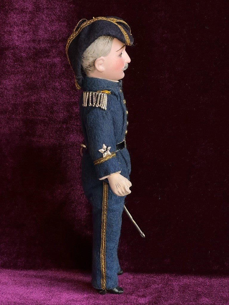 Very Rare 8.25” Antique German Cuno Otto Dressel Portrait Character Bisque Doll