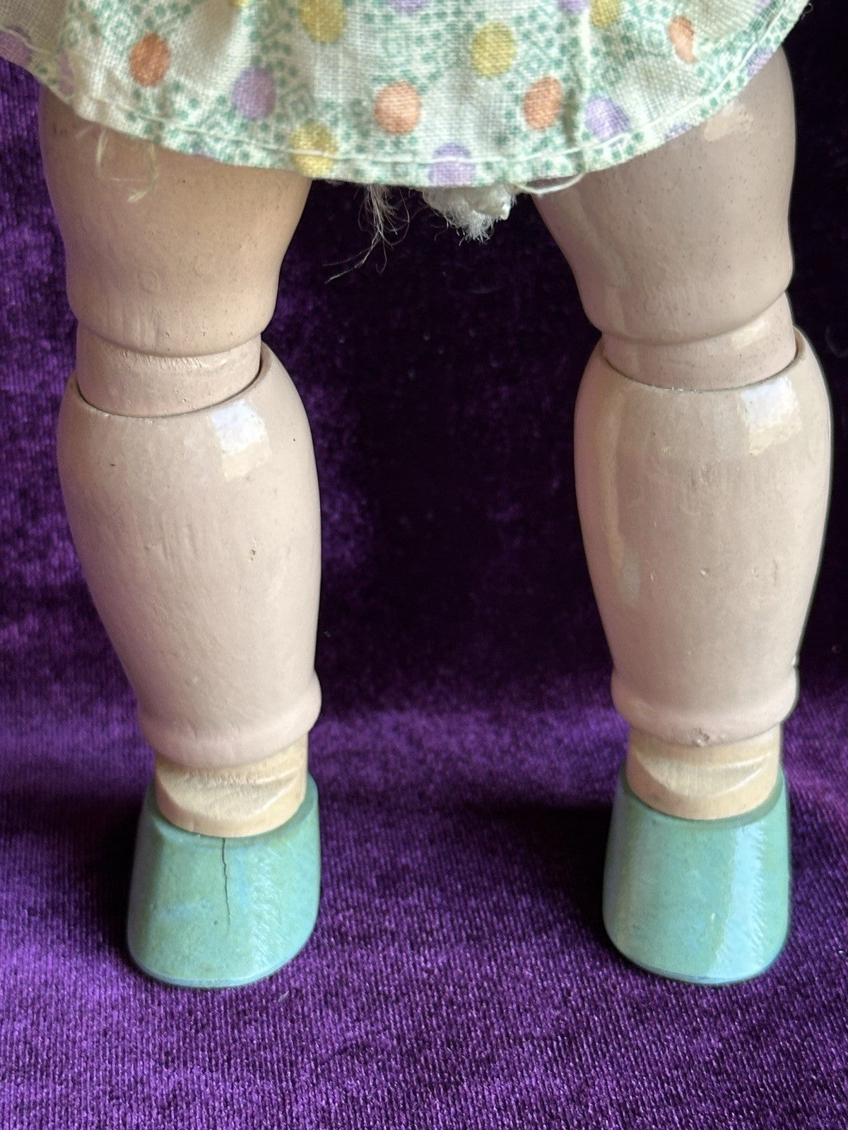 Vintage American 11” Joseph Kallus Cameo Composition Wood Joy Doll