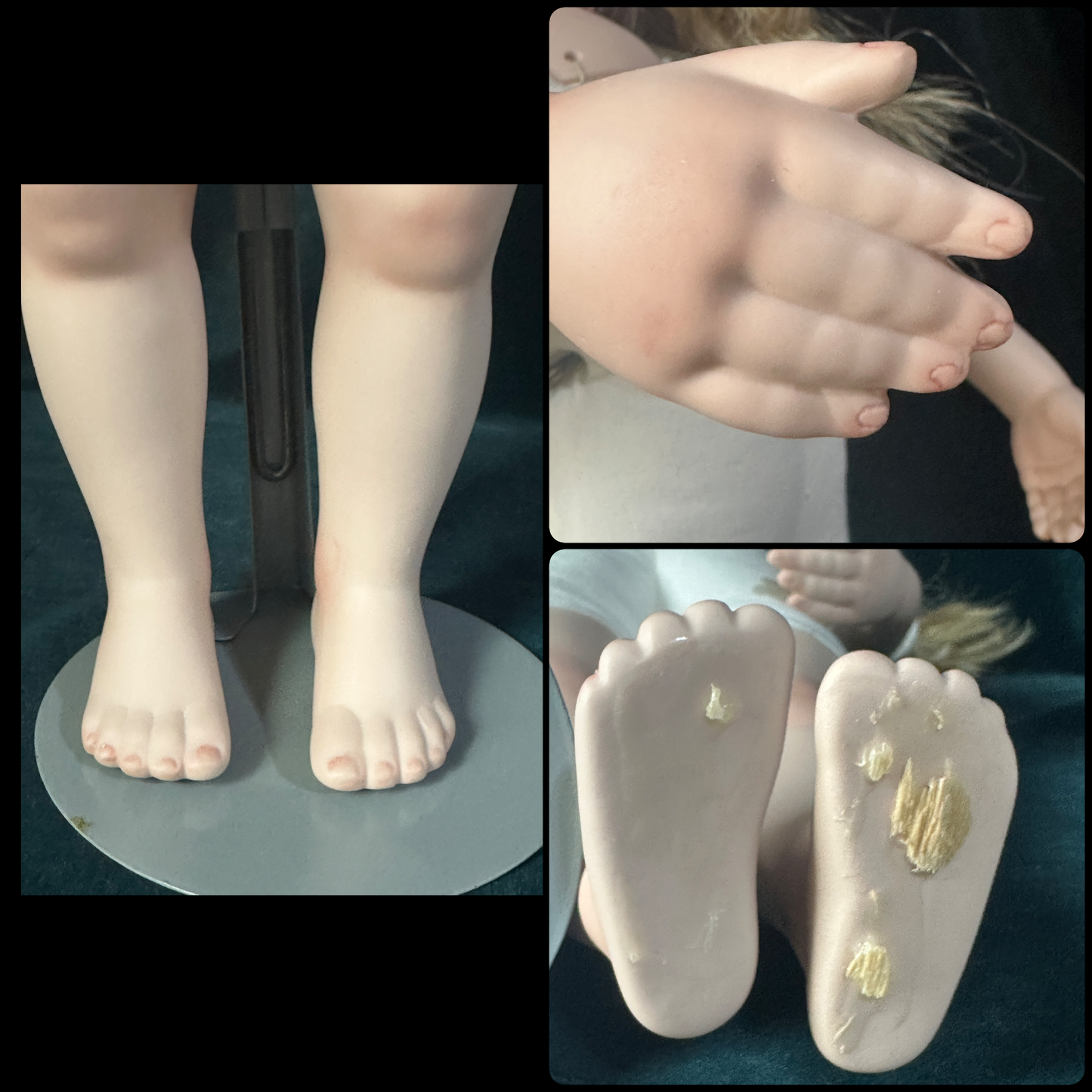 Reproduction Of Dianna Effner 19” Porcelain Doll “Emily” Cloth Body