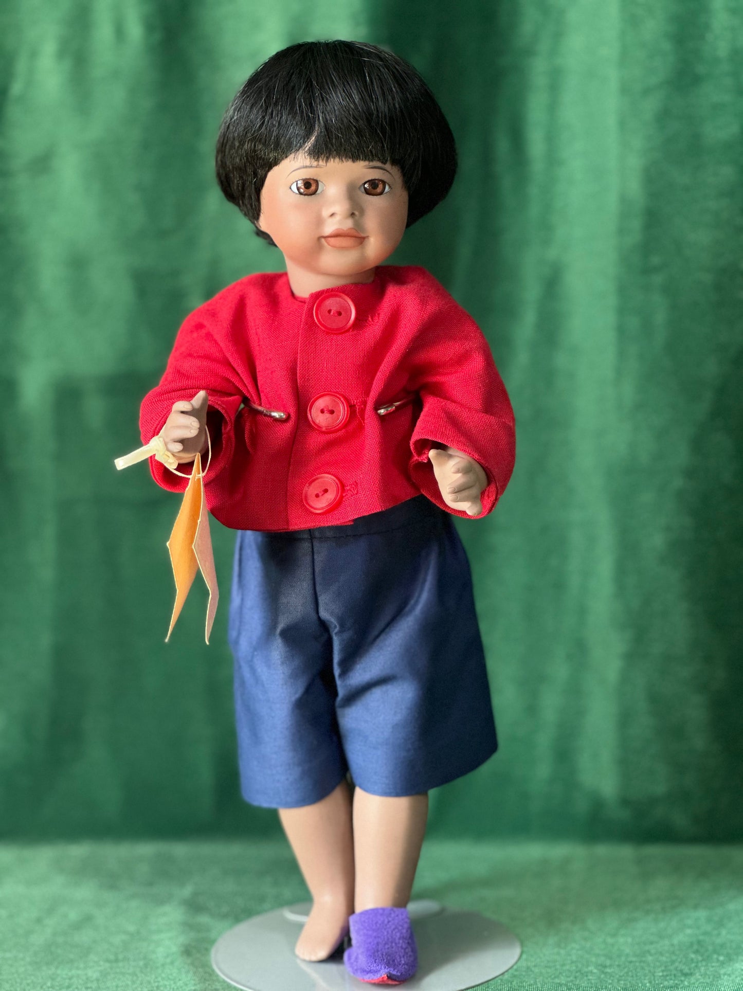 Wendy Lawton “Little Black Sambo” 13” Porcelain Doll Box/Tag/COA LE 261/500