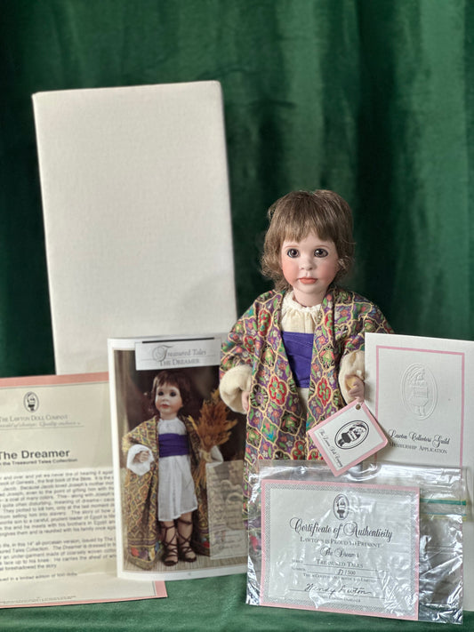 Wendy Lawton “The Dreamer” 14” Porcelain Doll Box/Tag/COA LE 500