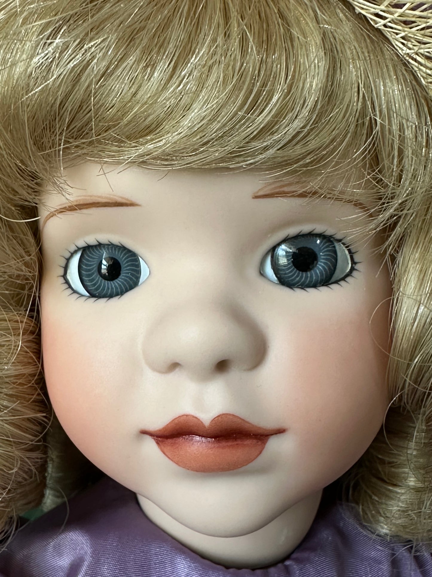 Wendy Lawton “Lavender Blue” 13” Porcelain Doll Box/Tag/COA