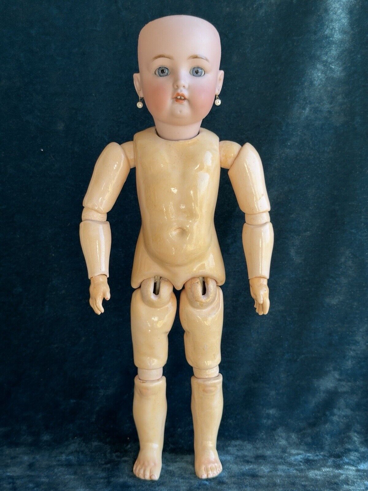 Rare Antique German 13.5” Simon Halbig 1299 Bisque Head Doll