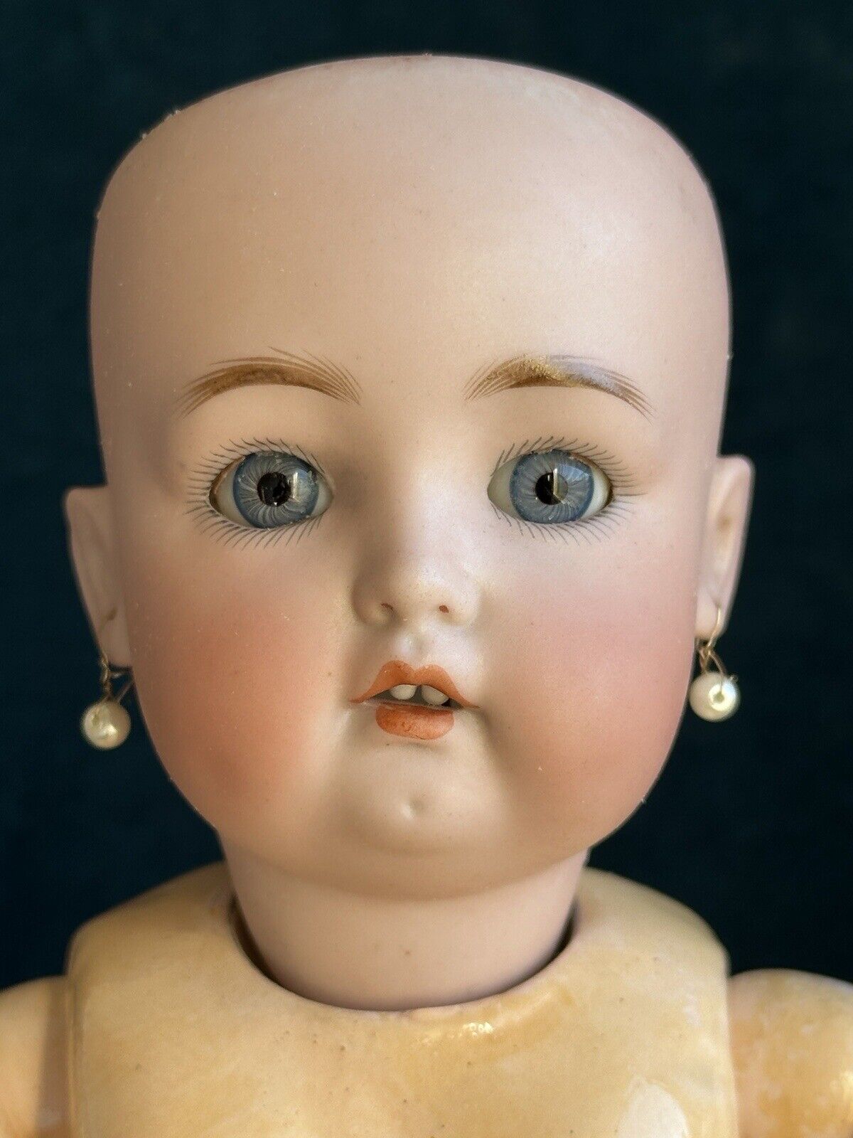 Rare Antique German 13.5” Simon Halbig 1299 Bisque Head Doll