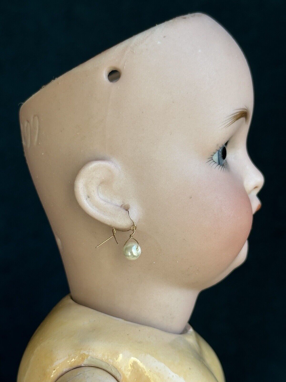 Rare Antique German 13.5” Simon Halbig 1299 Bisque Head Doll
