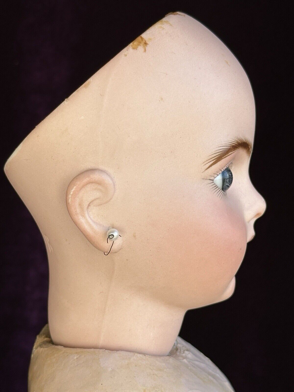 Antique French 22” Bru Jne R 10 Bebe Bisque Head Composition Body Doll