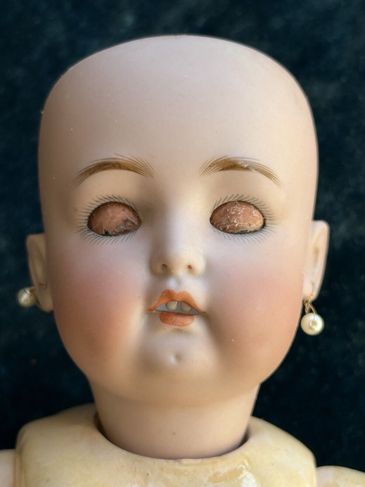 Rare Antique German 13.5” Simon Halbig 1299 Bisque Head Doll