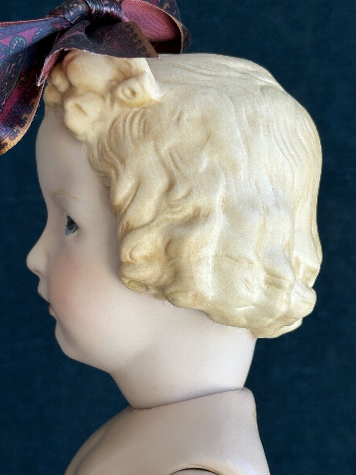 Porcelain/Composition 18” Reproduction of Antique German Gebruder Heubach Doll