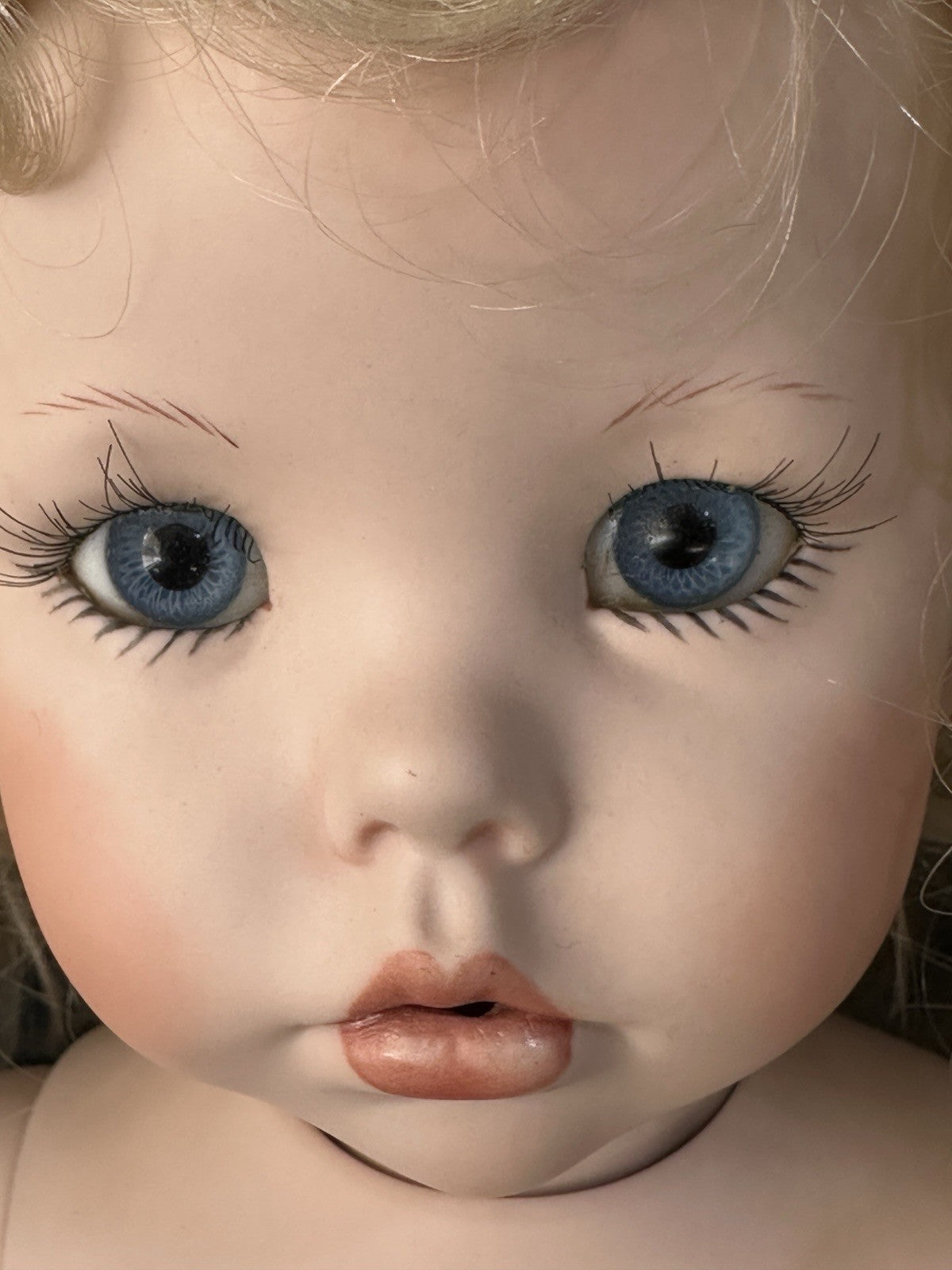 Artist Reproduction Of “Hilary” by Dianna Effner 18” Porcelain Doll