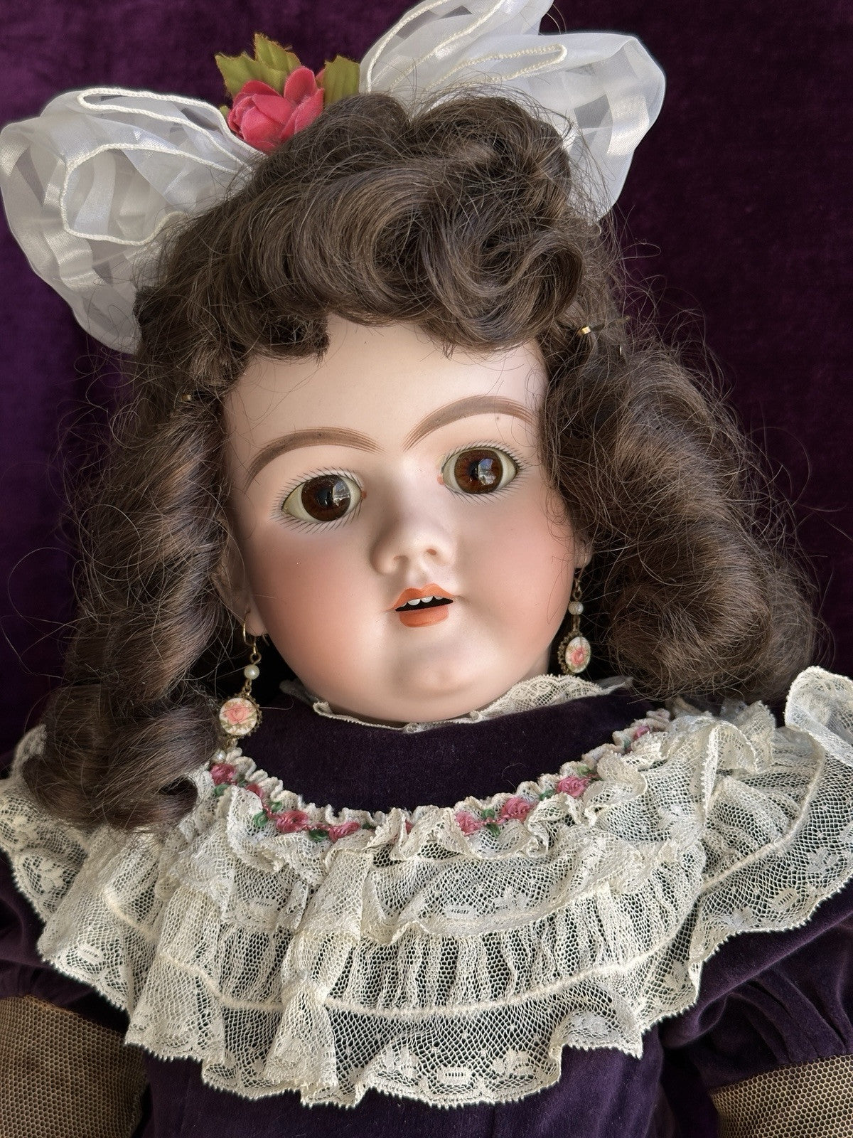 Antique German 27” Heinrich Handwerck 99 Dep Bisque Head Doll