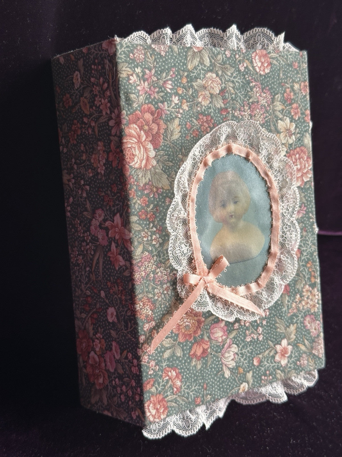 Lot of 2 Vintage Reproduction Miniature Parian Dolls with in Case with Wardrobe