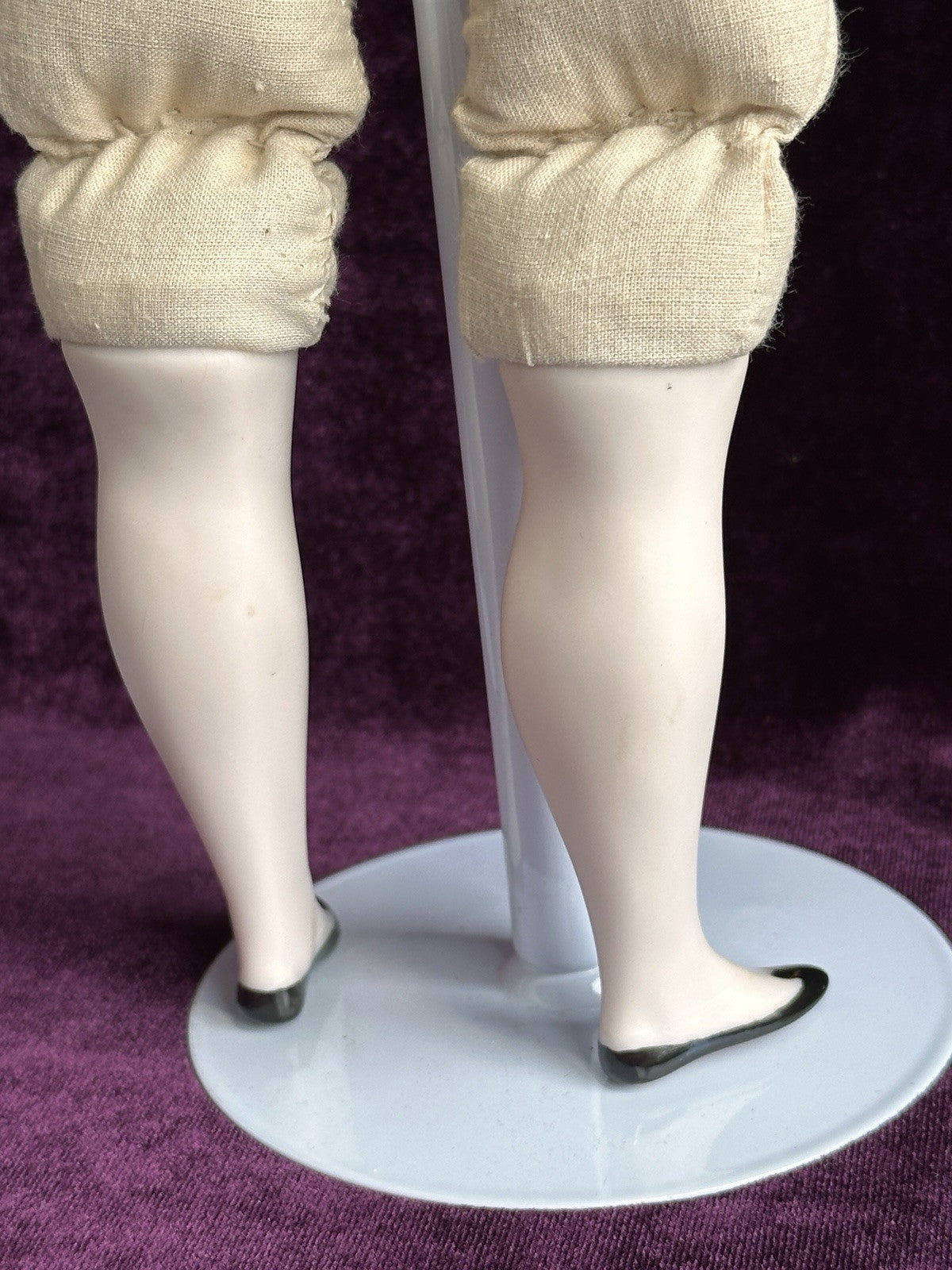 Vintage Porcelain Artist Pinkie and Blue Boy Dolls by Artist Clara Wade