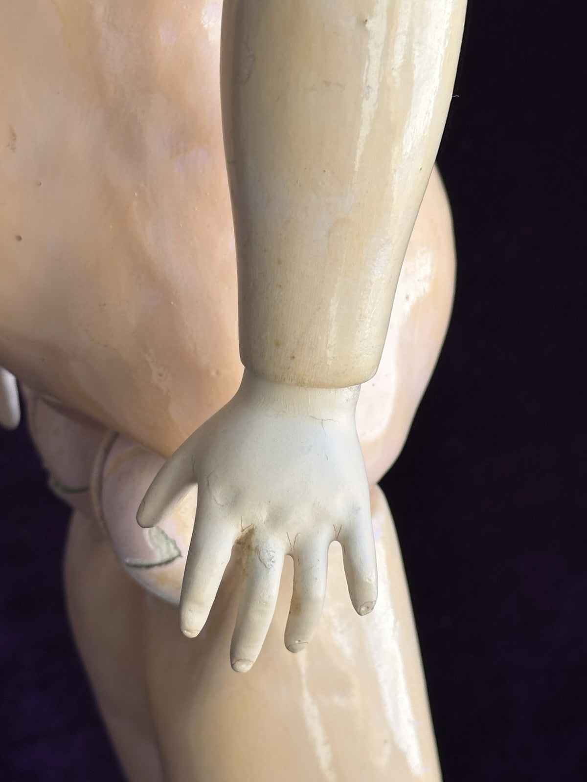 Antique German 27” Heinrich Handwerck 99 Dep Bisque Head Doll