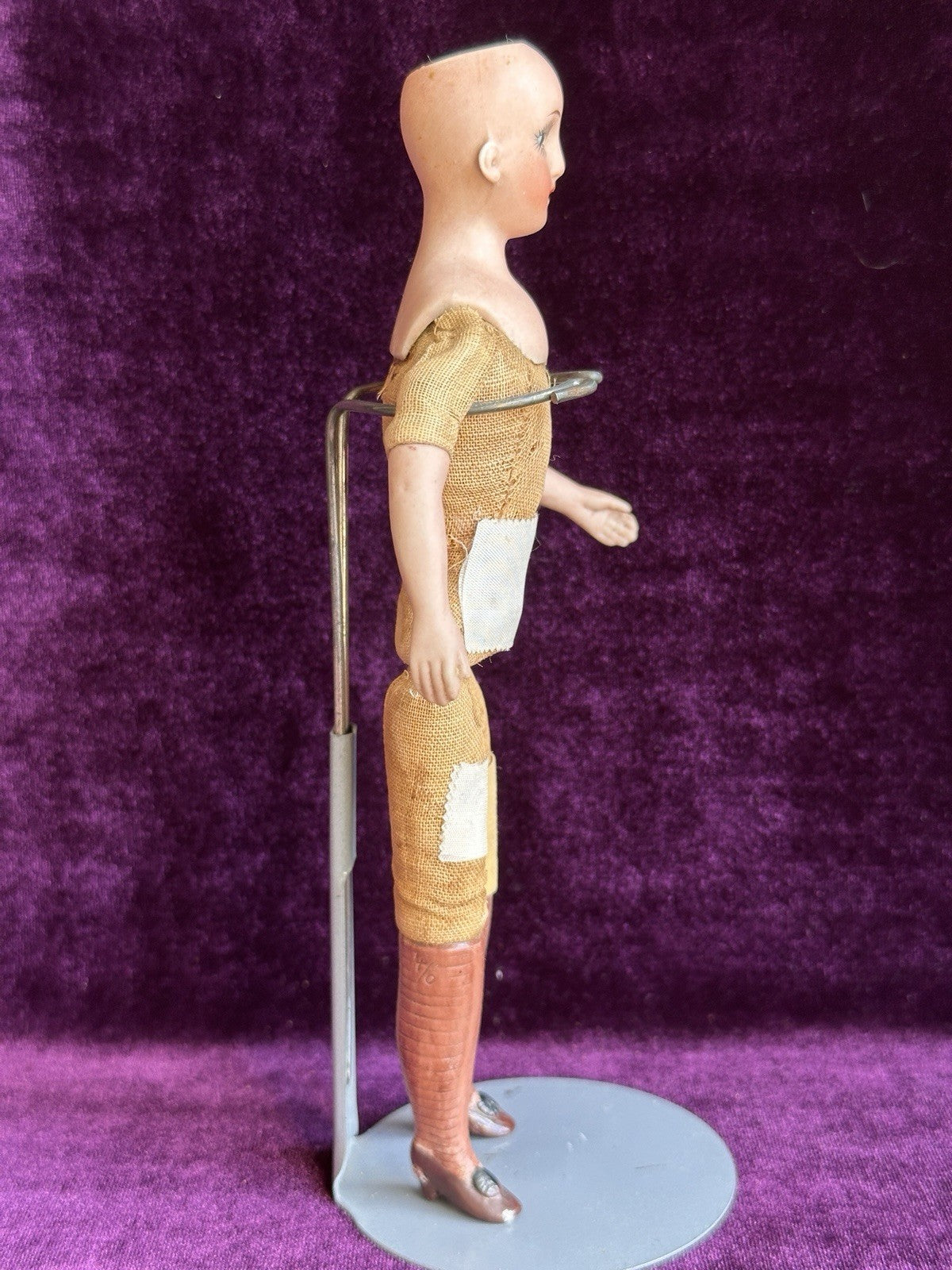 Rare Antique German 8” Halbig (?) 411 Bisque Head Gibson Style Lady Doll