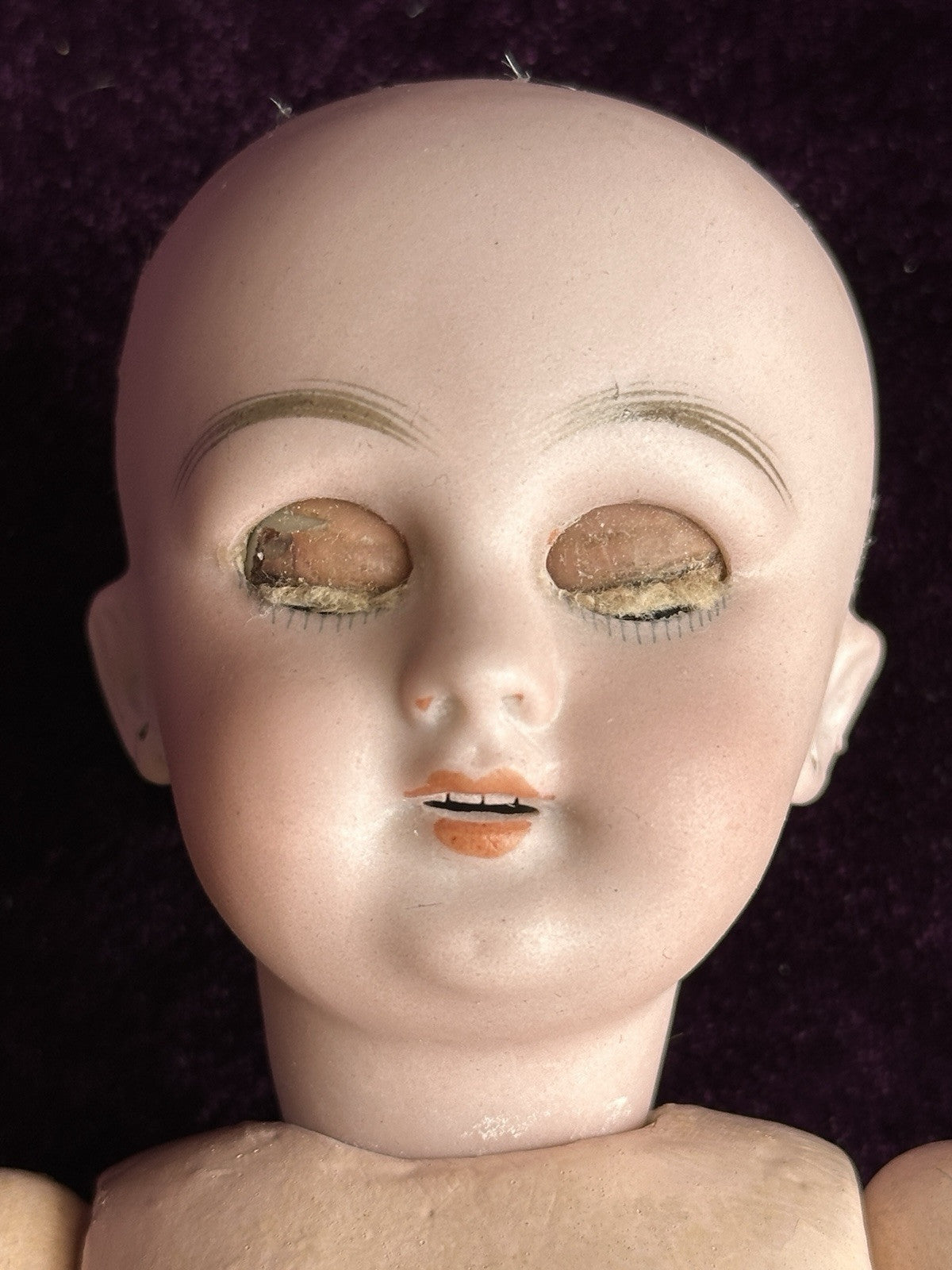 Antique German/French 10” Simon Halbig Dep Jumeau Milette Bisque Head Doll
