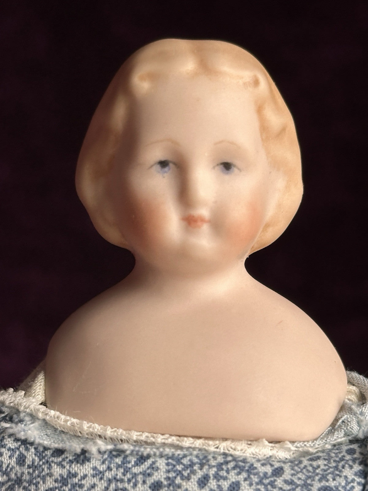 Lot of 2 Vintage Reproduction Miniature Parian Dolls with in Case with Wardrobe