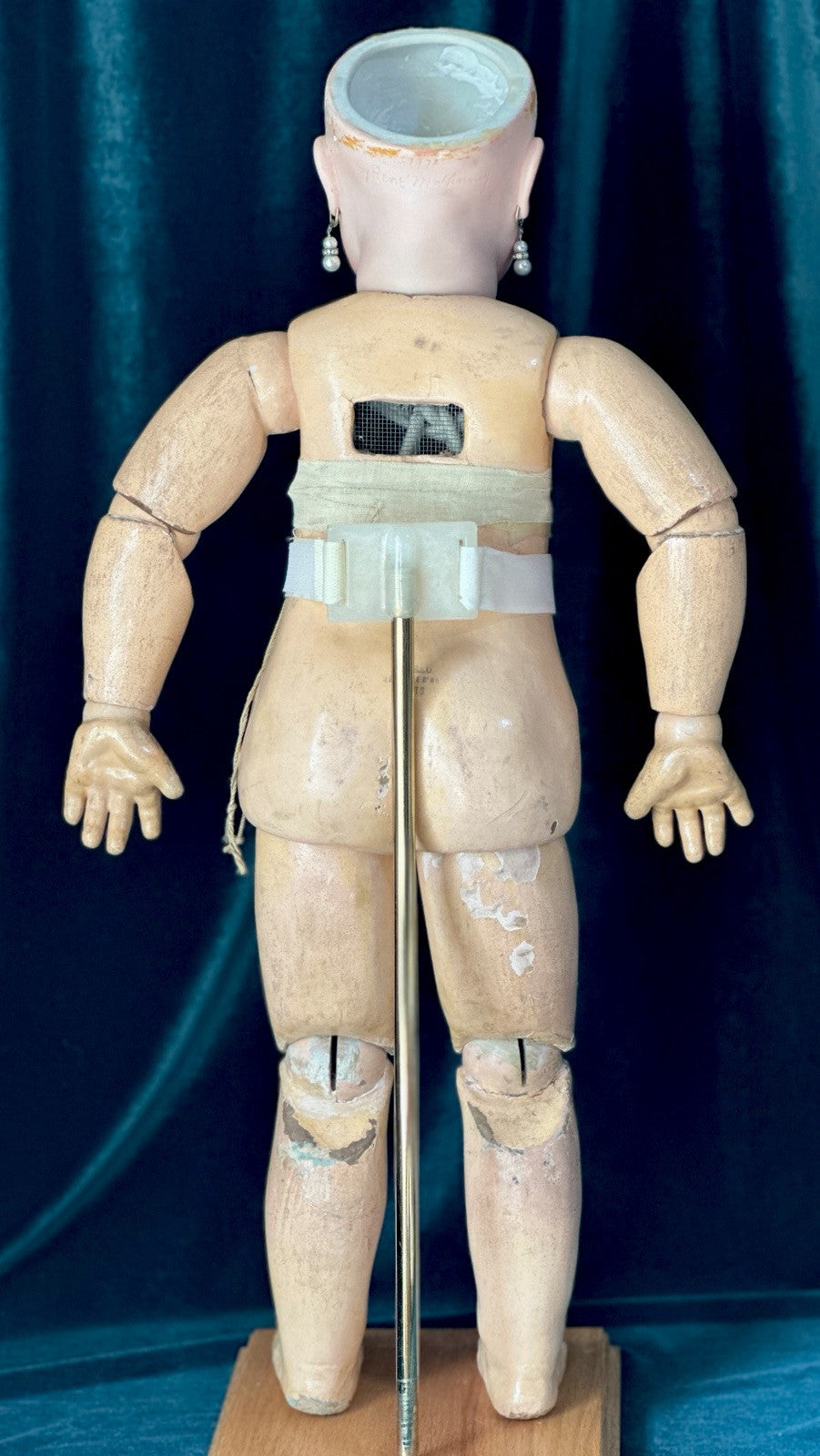 Antique Doll Original French JUMEAU Composition Body Repro Head Of Bru Jne